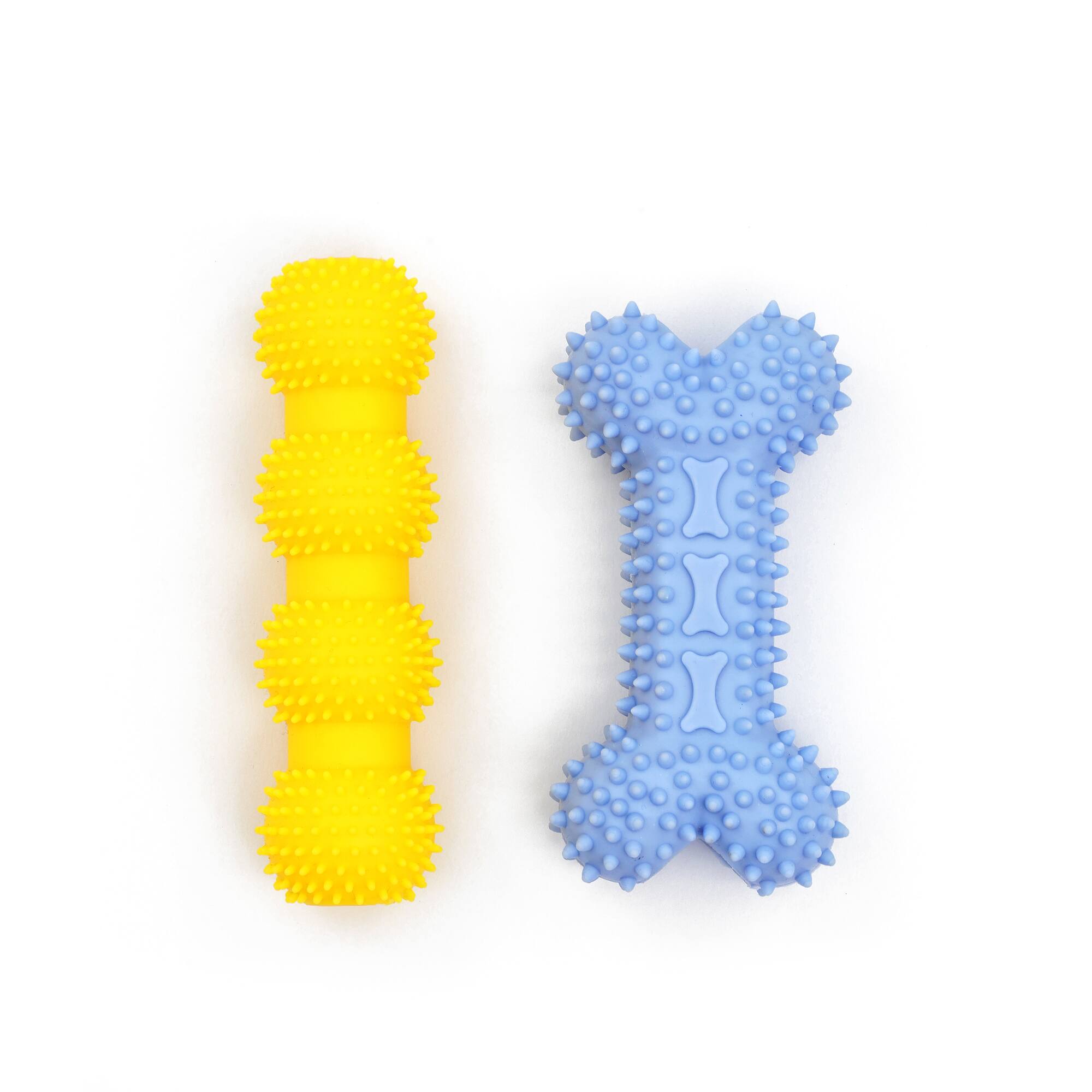 Yellow & Blue Dog Bones by Fab Finds